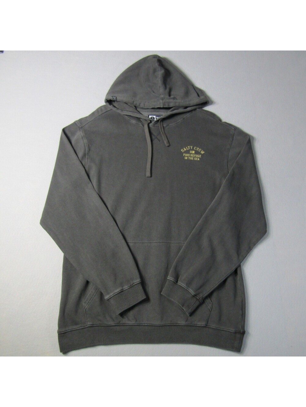 NWT Salty Crew Even Keel Vintage Fleece Hoodie Men's M Vintage Black